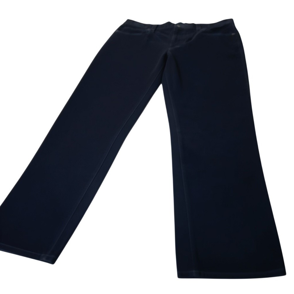 LL Bean Flex stretch Corduroy Pants Men 35x32 Black Straight Leg 5-Pocket Casual